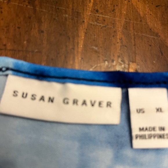 Susan Graver Cold Shoulder Liquid Knit Dress. 36”L Pit -Pit 17” BL 40 1/2” - Picture 4 of 4